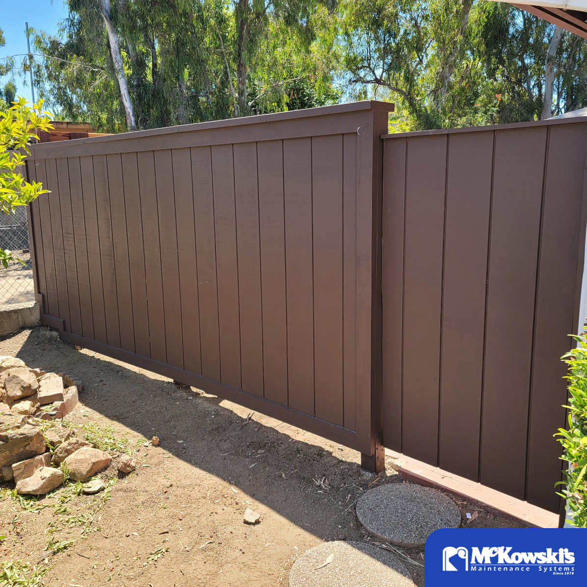 small fence replacement in Rancho Bernardo 2