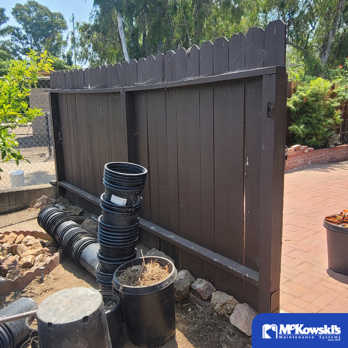 small fence replacement in Rancho Bernardo